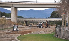 Comencen els treballs de reparació de la riera d'Alforja