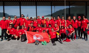 El Club Rem Cambrils competeix a la XXVI edició del Descens de «Traineras» del riu Oria