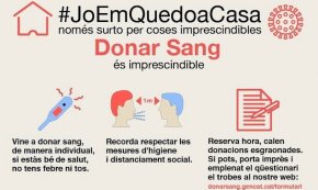 L'Ajuntament fa una crida a continuar donant sang