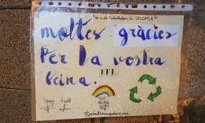 Veïns de diversos municipis del Baix Camp mostren el seu agraïment al personal de Secomsa