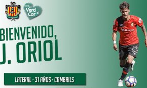 El futbolista Joan Oriol, nou jugador de la UE Cornellà de la Segona Divisió B