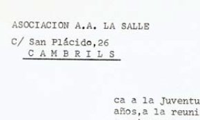 Convocatòria per a la creació d'una rondalla o tuna / 1976