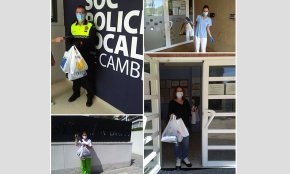 L'ANC de Cambrils fa una segona donació de 1.000 mascaretes a les residències de gent gran i a la Policia Local