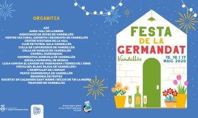 La Festa de la Germandat se celebrarà a Vandellòs del 15 al 17 de maig de manera virtual