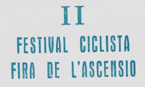 Programa II Festival ciclista Fira de l'Ascensió / 1975