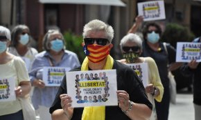 Nova concentració dels Avis i Àvies per reclamar la llibertat dels presos, exiliats i represaliats