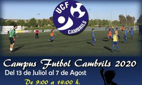 El Cambrils Unió ja prepara el seu campus de futbol per aquest estiu