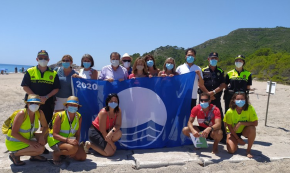 La Bandera Blava ja oneja a les platges de l’Arenal, de la Punta del Riu i del Torn de Vandellòs i l’Hospitalet de l’Infant