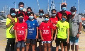 L'equip d'Optimist del CN Cambrils torna a la competició amb diversos podis al Campionat de Catalunya disputat al Masnou