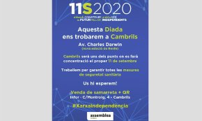 L'ANC de Cambrils necessita persones voluntàries per garantir les mesures sanitàries durant la concentració de la Diada