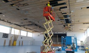 L'Ajuntament de Vandellòs i l'Hospitalet de l'Infant instal·la enllumenat LED a les pistes dels pavellons esportius municipals