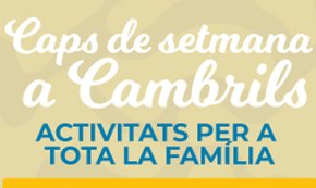 Es programa un ampli ventall d'activitats familiars i esportives a l'aire lliure tots els caps de setmana de tardor