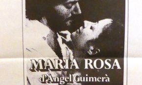 Cartell teatre en català a Cambrils «Maria Rosa d'Àngel Guimerà» / 1983