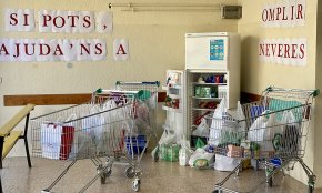 El col·legi Cardenal Vidal i Barraquer es bolca en la recollida d'aliments del Gran Recapte