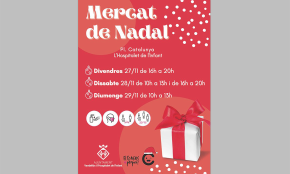 El Mercat de Nadal de l'Hospitalet de l'Infant se celebrarà del 27 al 29 de novembre