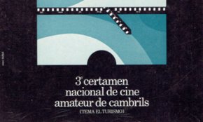 Programa del «3r certamen nacional de cine amateur de Cambrils» / Any 1974