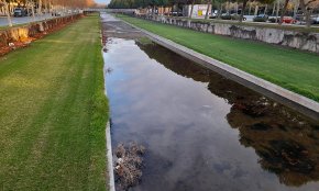 Queixes per l'acumulació d'aigua estancada al tram final de la riera d'Alforja