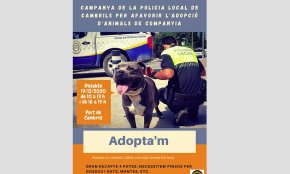 La Policia Local organitzarà, demà, una jornada per conscienciar sobre l'adopció d'animals de companyia