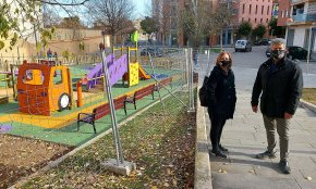 Es remodelen els parcs infantils de la plaça de Bernardí Martorell i del passeig de Francesc Macià
