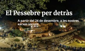 L'Associació Masia de Castelló presenta «el Pessebre per detràs», una iniciativa per mostrar què hi ha darrere del Pessebre dels Estels