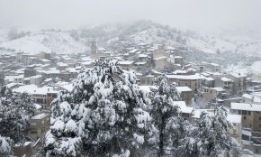 La neu arriba al territori amb gruixos de 24 cm a municipis del Priorat i la Ribera d'Ebre