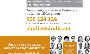 El Síndic de Greuges atendrà telemàticament a Cambrils, el proper 3 de febrer