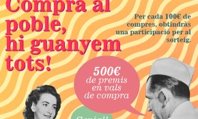 Vinyols i els Arcs enceta la campanya “Compra al poble, hi guanyem tots!