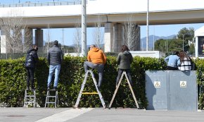 Veure el futbol des de la barrera