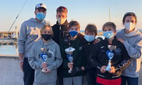 Quatre regatistes del Club Nàutic Cambrils, classificats pel Campionat d'Espanya d'Optimist 