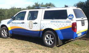 La Patrulla Verda de la Policia Local identifica el propietari de dos gossos que estaven en mal estat a la partida rural d'Hortes