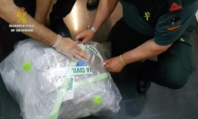 La Guàrdia Civil intercepta una furgoneta amb prop de quaranta quilos de marihuana a Salou