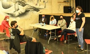 Advocats i encausats retraten la repressió sobre el moviment independentista en la xerrada d'ahir a l'Ateneu Juvenil