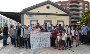 La Plataforma Conservem l'Estació de Cambrils es reivindica i demana un ús social per a l'antic edifici ferroviari