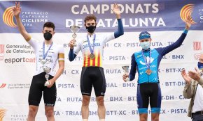 Edgar Curto es proclama campió de Catalunya sub-23 de contrarellotge
