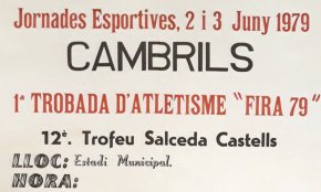 Cartell Jornades Esportives / Juny 1979