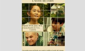 L'ACTE tancarà el seu curs cinematogràfic amb la projecció de la pel·lícula «L'estiu de Cody»