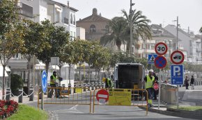 Tall de circulació al Port, durant aquesta setmana, per les obres de millora del passeig Marítim