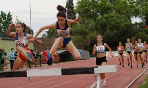 L'atleta Maria Taggi, medalla de bronze als 2.000 m. obstacles del Campionat d'Espanya S-18