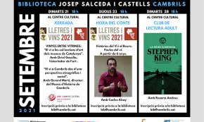 La Biblioteca Josep Salceda i Castells iniciarà el seu nou curs d'activitats a partir de setembre