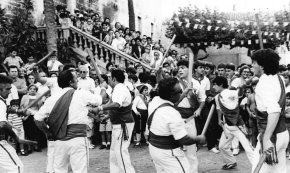Ball de bastons en la Festa Major de la Mare de Déu del Camí / Setembre 1984