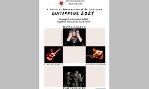 L'art de David Callau i les guitarres d'Alfredo Panebianco i Vania del Monaco seran protagonistes, avui, a l'església Prioral de Sant Pere de Reus