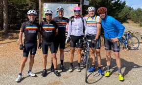 Els grup dels «Manolos» de la Penya Cicloturista Cambrils fa una ruta per terres burgaleses