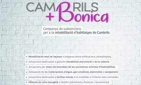 L'Ajuntament impulsa la campanya «Cambrils +bonica» per subvencionar la rehabilitació d'habitatges  