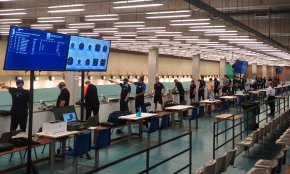 Els tiradors Jordi Balañá i José Maria López, cinquè i dotzè respectivament, al Trofeu Generalitat de pistola d'aire