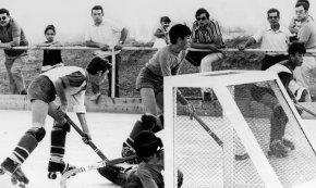 Primer partit de hoquei a Cambrils / Octubre de 1973