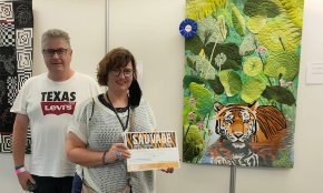 Dos primers premis per a la cambrilenca Montserrat Forcadell al Festival de patchwork més important d'Europa