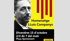 L'ANC retrà homenatge al president Companys, demà, amb motiu del 81è aniversari del seu afusellament