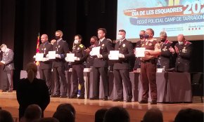 Dos agents de la Policia Local de Cambrils són distingits pel Cos de Mossos d'Esquadra