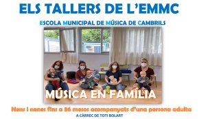 L'Escola Municipal de Música programa nous tallers familiars per a nadons d'entre 3 mesos i 3 anys