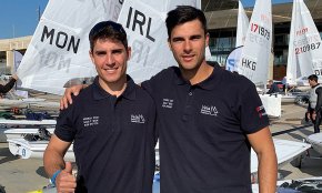 Ricard Castellví i Món Cañellas participen al Campionat del Món d'Ilca 7 a Barcelona